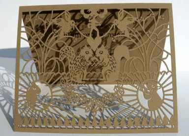 лазерная резка картона